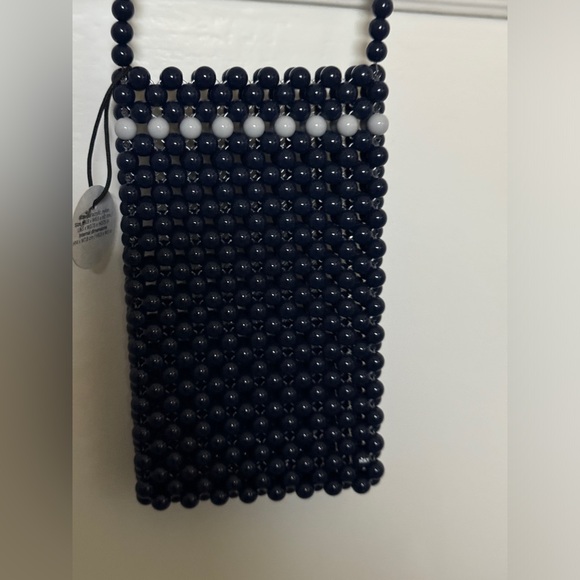 Perla Beaded Phone Holder Hay Blue Design Ana Krai NWT - Picture 4 of 6